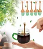 S Grappige handgebaren Tea Infuser Black Tea Strainer Siliconen Loose Leaf Kruiden Spice Holder Tea Brewing Tools1856840