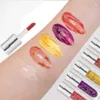 Hellokiss Lip保湿オイルは、透明なプリンリッププロテクションオイルリップカラーゴールドリップグローオイルに潤いを与えて保湿します