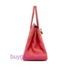 Aabirdkin delicate luxe designer bakken tas authentiek s clemence 35 roze kalf lederen handtas dames handtas crossbody tas