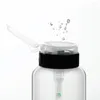 Flytande tvål dispenser 200 ml remover alkoholpress pumpande flask nagelkonst UV gelrengöringverktyg tom plast för smink