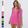 2024 Elegante Luxo Flash Summer New Slim Fit Lace Up Dress Skirt Skirt F51445
