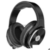 Écouteurs d'écouteurs Oneodio Studio Hifi 3,5 / 6,35 mm Monitor professionnel filaire sur le casque dynamique à dos fermé à l'oreille avec Mic Drop Dh6ir