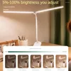 Tischlampen Clip tragbarer Clip-On mit Halter wiederaufladbares Schlafzimmer Nacht