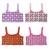 Women's Tanks Women Beach Vacation Camisole Vests Crochet Knitted Flower Sleeveless Crop Top