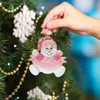 Tree Pendant DIY DECORATIONS JUL DECORATION Ornament Hanging Gift Produkt Personlig familjedekor Navidad 0913