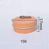 15g oranje crème verpakking aluminium doos wierook kaarsen pomade potten leeg 15 ml thee sieraden cadeau potgoods umiiw kaxpg