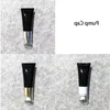 Free Shipping Black 40ml Plastic Hand Cream Squeeze Bottle 40g Cosmetic Facial Cleanser Soft Tube Concealer Bottles Aanuo