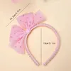 Accessoires de cheveux Oaoler Fashion Perle Bandons de coiffure pour enfants Girls Lace Bow Band Band Clain Band Bandin Childrens Festival ACCESSOIRES DE CHEFFRE