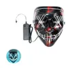 Halloween 10 Kolory LED Scary Cosplay Light Up El Wire Horror Mask for Festival Party RRE14601