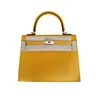 Top Ladies Designer Koalliy Bag Top Ladies Designer Keoliey Bag Womens 25 Amber Giollo giallo Buckle Y intaglio Set completo Set completo Punzione di alta qualità Pratica grande CA CA