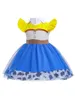Vestidos de menina Princesa Tulle Dress Halloween Fanche Fantaspume roupas de verão para bebês meninas de criança 6 meses para tamanho