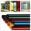 Window Stickers Sunice Stained Glass Adhesive Film Colorful Decorative Privacy Tinting Home Deco 45CMX200CM (17.7inchx78.7inch)