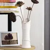 Vasen einfache Keramikkeramik Nordic Style Tischdekoration Porzellan für künstliche Blumen Home Wohnzimmerdekoration