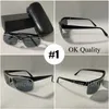 Top-Seller Mode Diamond Brand Logo gebogene Sonnenbrille für Frauen oder Männer Sonnenbrille