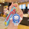Fashion Cartoon Movie personnage Keychain Rubber and Key Ring pour sac à dos