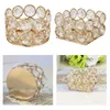 Bandlers 1pc Gold Crystal Lantern Crayer Container Makeup Brush Brush Party Party Centroce Home Decor