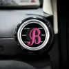 Interiördekorationer rosa stora bokstäver Cartoon Car Air Vent Clip Freshener Outlet Clips per Drop Delivery OT38L