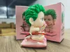 Figuras de brinquedo de ação 9cm One Piece Baby Zoro Figures Anime Caractere Decoração de Cartoon Desktop Desktop Ornament Holiday Gift Y240514