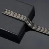 Mens Jewellery Magnetic Therapy Health Antisnoring Stainless Steel Bracelet for Men Adjustable Pulsera Hombre 240423