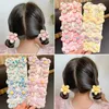 KCDKヘアアクセサリー10ピース/パックカラフルな弾性ヘッドバンドチルドレンズヘッドウェアポニーテールブレード小さな髪のゴム製甘いアクセサリーD240513