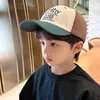 Childrens hats summer boys thin mesh duckbill caps cartoon baseball caps for boys aged three to twelve sun protection hat trend CAD24051404