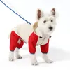 Lyxdesigner husdjurskläder hundskjorta mode hund katt hoodie tröja kan leda hunden fyra fot regnrock vattentätt stora små medelstora regniga dagar regnrockar regnrockar