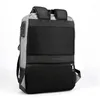 Рюкзак высококачественный антиоболочный блокировки мужчин нейлон большой емкость USB-зарядка ноутбук отражающая полоса Сумка