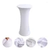 Table Cloth Round Cocktail Tablecloth Spandex Stretch Cover Fitted High Top Disc For Bar Pub Wedding Party Banquet Decor