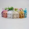 Present Wrap 10st/Lot Pearlescent Colorful Mrs Wedding Candy Box Sweets Favor Loxes With Ribbon Party Event Decoration Supplies
