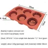 Stampi da forno 6 cavità in silicone tazza di torta di muffin a forma di muffin stampi per cucina cucina da cucina per cucinare strumenti di decorazione