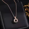 Kettingontwerper voor vrouw bulgarie luxe charme ketting hoge versie echt goud geëlektroplateerd schat huis is in het geluk dat ik vol diamanten koperen munten n