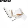 Chaussures habillées Mary Jane Femmes Sangle de cheville Talons hauts Pompes blanches Demaine d'honneur 8cm Stiletto Bow Point Toe Bride Satin Ivory Diamond