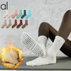 Al-266 Langrohr-Yoga-Socken im Herbst- und Winter-Anti-Slip-Pilates-Socken in den Middle Tube 2pairs/Los Socken