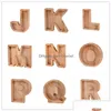 Other Festive & Party Supplies Twenty-Six English Alphabet Piggy Bank Wooden Money Box Safe Saving Boxes Meaningf Souvenir For Bedroom Dhuis