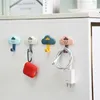 Haken huishouden cartoon wolken decoratieve sleutel houder muur gemonteerde kleefje hang hanger hoed rack sundries organisator accessoires