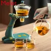 Teaware Sets Automatic Tea Set Lazy Full Semi-automatic Maker Glass Home Magnetic Teapot Senior Gift Giving High Quality Durable