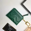 Färgglad designer kredit -ID -korthållare handväska lyxiga fårskinn läder plånbok pengar väskor fall män kvinnor modekort väska klassisk korthållare cool