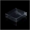 Present Wrap PVC Box Transparent Packaging Favor Boxes Decoration Chocolate Påsar Candy Wedding Party Supplies Plastic Drop Delivery Hom Dhigm