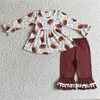 Clothing Sets Play Sports Fashion Girls Long Sleeve Pants Set Baby Suit Wholesale Boutique Children Outfit RTS