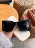 Designer Saint Large Frame Black Ultra Wide Legs Personalized Super Cool Style Sunglasses Female Internet Celebrity Same Slimming New