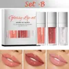 새로운 메이크업 제품 Hellokiss Lip Balm Set Edition 보습 및 보습 거울 립스틱 3 팩 립스틱