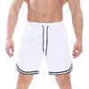 Zomer mesh Fabric Mens kleding Basketbal en voetbal shorts Mannelijke zwarte witte sport hardlopen jogging fitness zweetbroek M3XL 240511