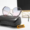 Brandmetall -Rahmen Designer Sonnenbrille Luxus Sonnenbrille für Frau Mann hexagonale Brille Mode Frauen Sonnenbrillen Übergroße Polarize Linsen Brille Strand Schatten