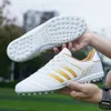 Nouvelles chaussures de football basses pour hommes et femmes, ongles cassés pour enfants, pelouse faite par adulte, ongles longs, chaussures d'entraînement des étudiants en compétition