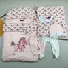 Designer baby onesie petto di burp set di abbigliamento per neonati salti di lussuoso salto in cotone per ragazzi e ragazze salte【code：L】 AIGNER Changing bag