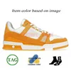 2024 Nieuwe mode skate v Designer Casual schoenen Low OG Originele kalfsleer leer damesheren trainers luxe platform overlays virgil groene buitensport sneakers