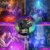 Mini RGB Laser Projektor Bühnenlicht DJ Disco LED Lampe UV Sound Strobe Bühneneffekt Hochzeit Weihnachtsfeier