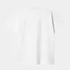Designer -Mode Kurzarm T -Shirts Tooling Carhartte Herren Klassiker Buchstaben runden Hals Pure Cotton Workwear Ärmel 8xh7