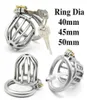 NXY Dispositif Small Size 304 en acier inoxydable Cage Cage Lock Adult Games Metal Male Male Penis Ring Sex Toys for Men Sexshop12212021456