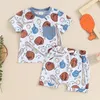 Ensemble de vêtements Baby Boy Vêtements Born Summer Summer Farm Chicken Toddler T-shirt Funny T-Mirt Boys Boys Set